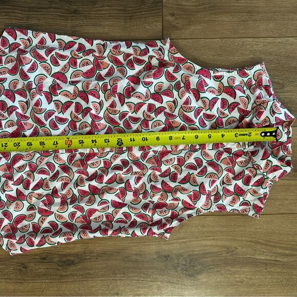 J. Crew Watermelon Print Sleeveless Button down Blouse Women’s size XS summer - Picture 10 of 10